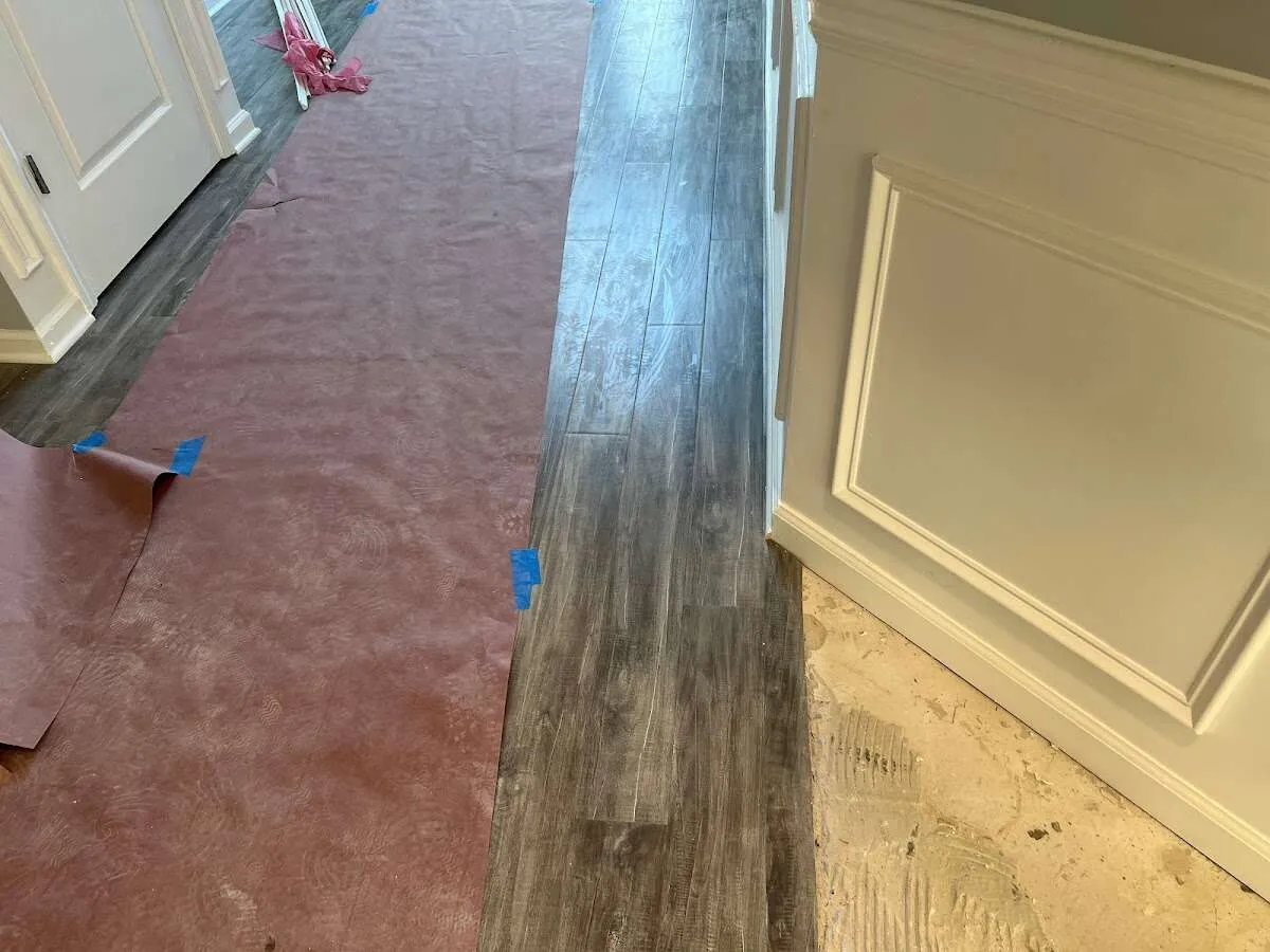 Completed marble shower restoration in Eden Isle